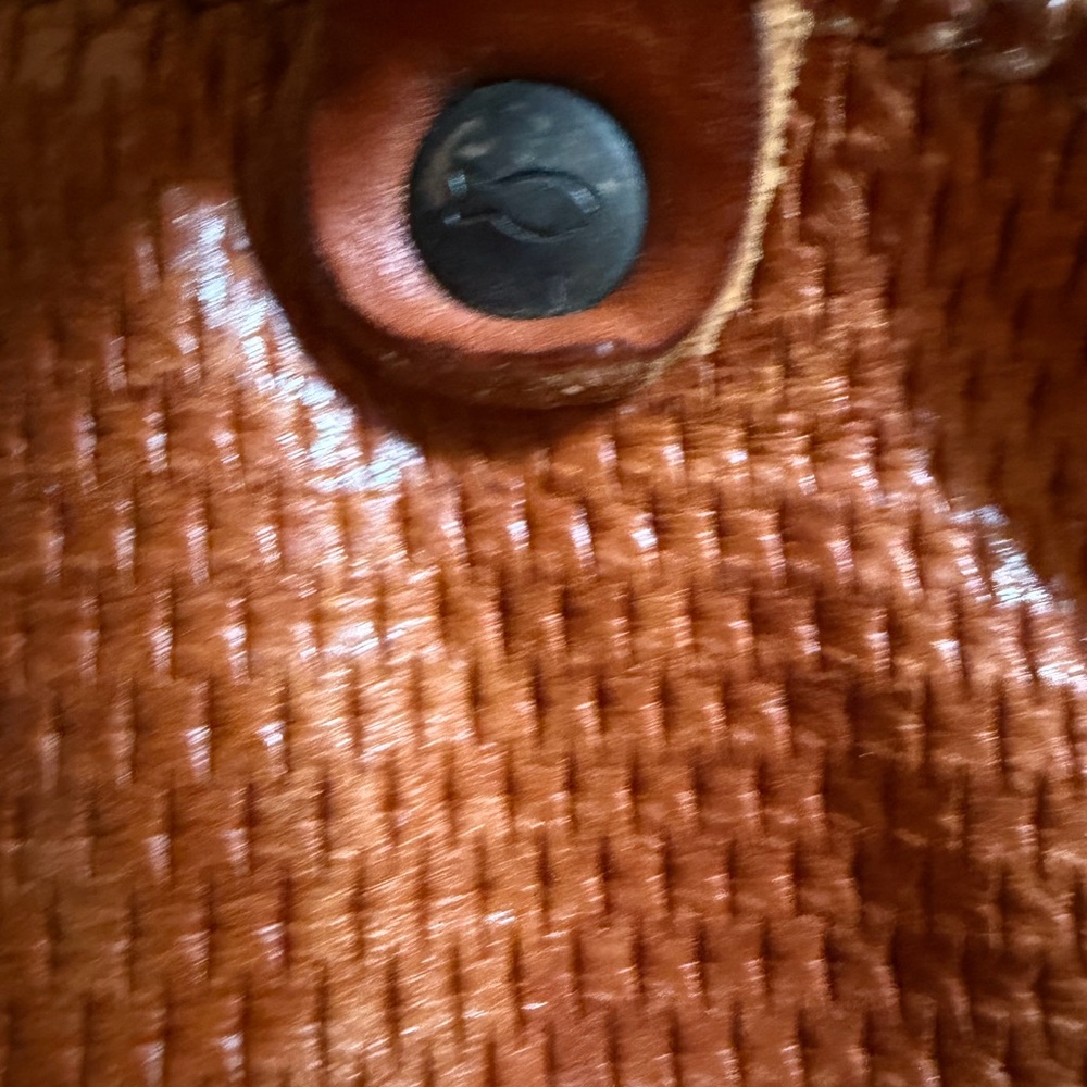 Campomaggi Woven Leather Crossbody Bag - Rust - Picture 13 of 14